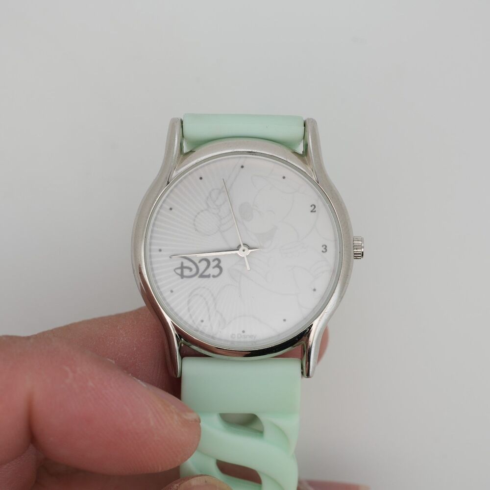 Disney D23 Mickey Mouse Watch 33mm Quartz – New Battery, Working